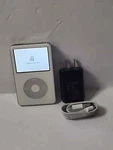 Apple Ipod 60GB 5TH Gen Silver Tested And Working A+ Used. Price: $128.25.