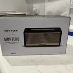 Crosley Montero Portable Bluetooth Speaker Black/gold CR3113A-BK New. Price: $55.00.