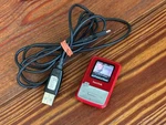 Sandisk Sansa Clip Zip 4GB SDMX22 Fm MP3 Player, Red, Very Good, Tested, Usa Used. Price: $44.99.