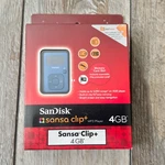 Sandisk Sansa Clip+ MP3 Player 4 Gb Sealed New Nib Blue. Price: $81.24.