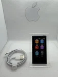 Apple Ipod Nano 7TH Gen 16GB Slate Black MP3 Player Used. Price: $126.71.