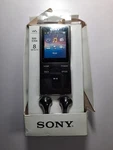 Sony Walkman NW-E394 MP3 Digital Music Audio Player 8GB Black **smushed Box Open. Price: $219.95.