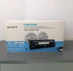 Sony Marine Digital Media Player Am/fm DXS-M5511BT With 2 Speakers And Remote Open. Price: $99.99.