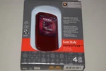 New Sandisk Sansa Fuze + Red Gb Digital Media MP3 Wma Player SDMX20R-004GR-C57. Price: $254.99.