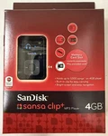 Brand New Sealed Sandisk Sansa Clip+ 4GB MP3 Player Black 2013. Price: $94.99.