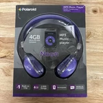 Polaroid Gb MP3 Music Player W/ Studio Headphones PMP84PU Neon Purple Bundled New. Price: $29.95.