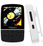 Yoton MP3 Player With Bluetooth 5.2, 64GB Storage, Mini Size, Hifi White New. Price: $35.99.