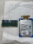 Hp Compaq Ram Hd 4GB Ddr-ii 667MHZ, Toshiba MK8009GAH Used. Price: $5.75.