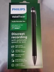 Philips Voice Tracer 32GB Audio Recorder Pen Usb Port, Speech To Text -new. Price: $90.00.