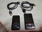 Sony Walkman Media Players 2GB (NWZ-S615F)/8GB (NWZ-A728B) Lot Of Used. Price: $110.00.