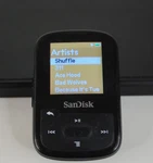 Sandisk Clip Sport Plus 16GB MP3 Player Black - Tested Used. Price: $55.99.