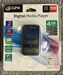 Gpx 4GB Video / MP3 Player - Image Viewer Digital Media ML552B New. Price: $25.49.