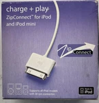 Zipconnect Ipod And Mini Charge Sharper Image SI903 Wht # 2189 New. Price: $29.95.