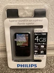 Philips Gogear Vibe 4 Gb Portable MP3 Video Player 1.5-INCH Color Screen Sealed New. Price: $90.00.