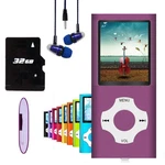 Hotechs MP3 Music Player 32GB Slim Digital Lcd Screen Fm Radio Voice Record Purp New. Price: $38.34.