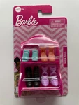 Mattel Barbie Pack 4 Pair Of Shoes W/ Rack - Nib New. Price: $7.95.