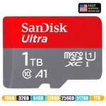 Sandisk Micro Sd Card Ultra Memory 16GB 32GB 64GB 128GB 256GB 512GB 1TB Lot New. Price: $390.89.