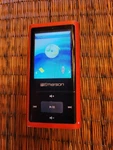 Vintage Emerson Portable Audio & Video Red MP3 Player Model EMP513-4 Used. Price: $35.00.