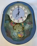 Rare Small World Rhythm Clock, 3 Trumpet Players, Music & Motion, 4MH758, Used. Price: $556.50.