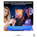 Gueray 128GB MP3 Player Bluetooth 5.0 Hifi Speakers Fm Radio Voice Recorder 2.4" New. Price: $30.00.