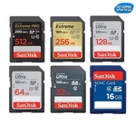 Sandisk Sd Cards 16GB 32GB 64GB 128GB 256GB Extreme Pro Ultra Memory Lot New. Price: $243.54.