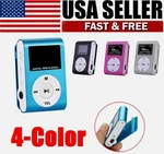 MP3 Player Support Micro Sd Tf Card Portable Mini With Clip-on Stereo Lcd Screen New. Price: $9.62.