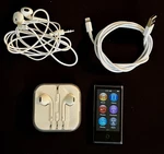 Apple Ipod Nano 7 Black 16GB Version Fully Working With Extras Some Scratches Used. Price: $78.00.