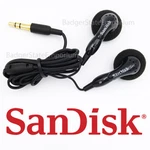 Sandisk Earphones Earbuds Genuine Black In-ear Headphones 4 MP3 Players Clip Jam New. Price: $14.90.