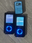 Lot Of Sandisk Sansa 2X E260 4GB 1X Clip Jam 8GB MP3 Music Player Radio Used. Price: $68.00.