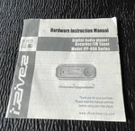 Instruction Guide Iriver IFP-800 Digital Audio Player Recorder Fm Tuner Hardware Used. Price: $7.00.