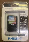 Philips Gogear Vibe 4 Gb Portable MP3 Video Player W/1.5-INCH Color Screen New. Price: $64.95.