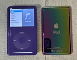 Apple Ipod Classic 7TH Generation 256GB Purple Pink Rainbow Back Mega Battery Excellent. Price: $399.95.