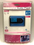 Gpx Digital MP3 Audio Player MW240BU New Sealed But Faded Packaging 4GB Blue. Price: $24.95.