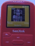 Sandisk Clip Sport Plus Bluetooth MP3 Player - Red Used. Price: $45.99.