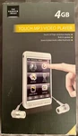 The Sharper Image Touch MP3 Video Player 4GB Pro Headphones Music Pics Bundle New. Price: $30.00.