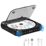 Portable Cd Player With Bluetooth 5.3, Rechargeable For Black New. Price: $56.84.