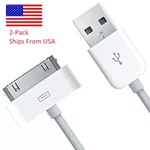 2 Pack Apple MA591G/C 30-PIN To Usb Data Charger Cable Iphone 4 3GS Ipad Ipod New. Price: $8.99.