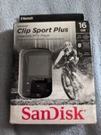 Sandisk Clip Sport Plus 16GB Bluetooth MP3 Player Fm SDMX28-016G Brand New. Price: $150.00.