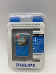 Philips Gogear Vibe 4GB MP3 Player Blue 2009 New Sealed. Price: $69.99.