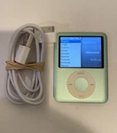 Apple Ipod Nano 3RD Generation 8GB - Light Green Works Great Used. Price: $69.99.
