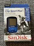 Sandisk Clip Sport Plus 32GB Bluetooth Wearable MP3 Used. Price: $99.99.