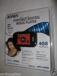 Brand New Sealed Jensen SMPV-4GBEB Digital Media Player. Price: $29.99.