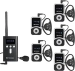 Retekess T130S T131S Audio Tour Guide System, Transmitter 5 Receivers New. Price: $145.99.