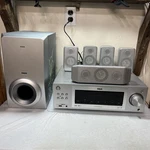 Rca - RT2760 Home Theater Audio Receiver And Speakers Tested Working With Cables Used. Price: $129.19.