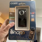 New Coby Snapp Digital Camcorder Nib Photo Video CAM5001 720P Plug & Play 5MP 4X. Price: $19.99.