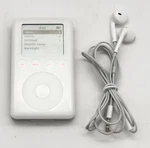 Apple Ipod A1040 White Bundle 1,395 Songs Tested New Battery & Earbuds Scratched Used. Price: $109.95.