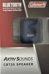 Coleman CBT25 Watt Water Resistant Bluetooth Mini Speaker - Navy New. Price: $15.00.