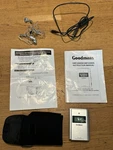 Goodmans GMP32000S MP3/WMA 2GB Player Bundle With Case Manual Headphones Charger Used. Price: $29.00.