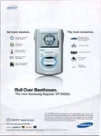 2004 Napster MP3 Player Print Y2K Samsung YP-910GS ADV-78 Used. Price: $13.59.