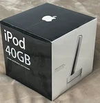 New In Box Apple Ipod 40 Gb Classic 3RD Gen M9245LL/A 2003. Price: $7495.00.